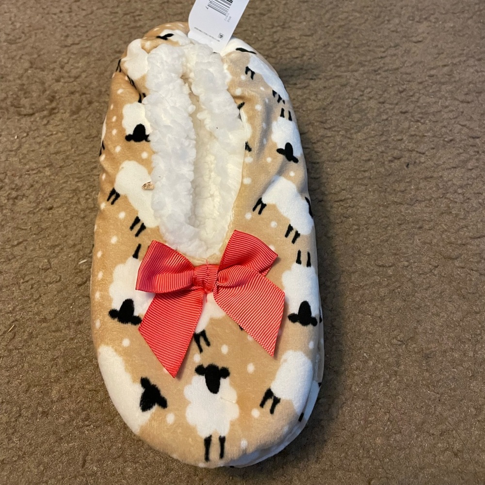 Brand new, never worn slippers